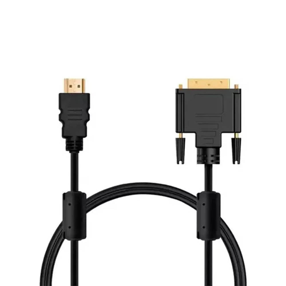 Cabo HDMI Macho P/ DVI Macho 24+1 Tomate 1.5m - MCB-023 Truedata
